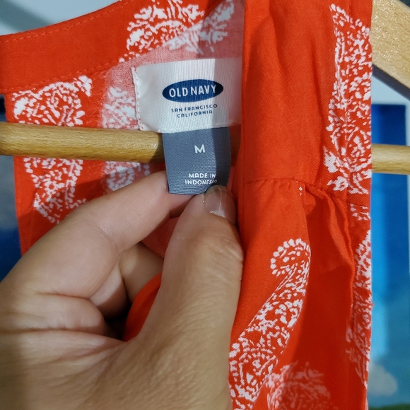 Burnt orange Paisley dress - Picture 3 of 4